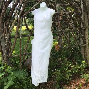 J Jill vintage linen apron dress